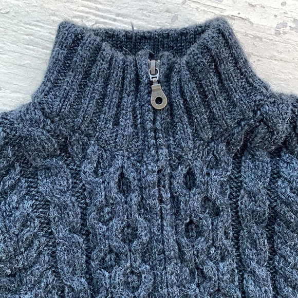 LL Bean Irish Fisherman Sweater - Picture 3 of 9